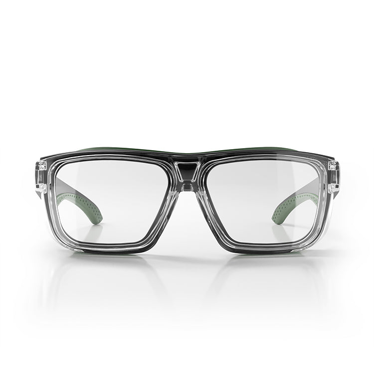 Converts Clear/Green Frame Clear Lens