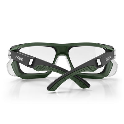 Converts Clear/Green Frame Clear Lens