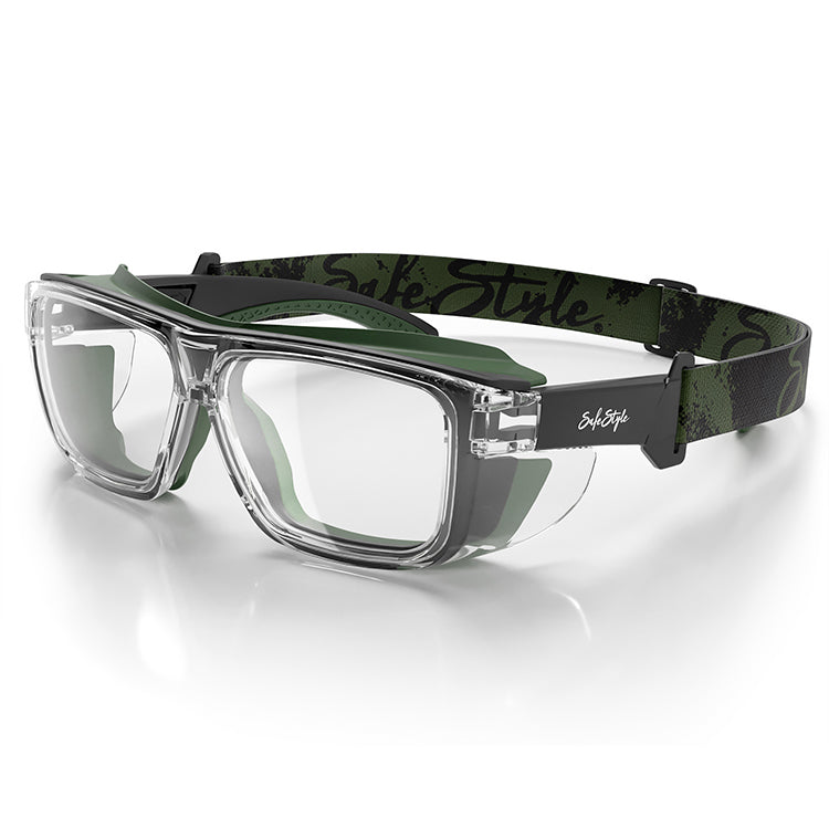Converts Clear/Green Frame Clear Lens