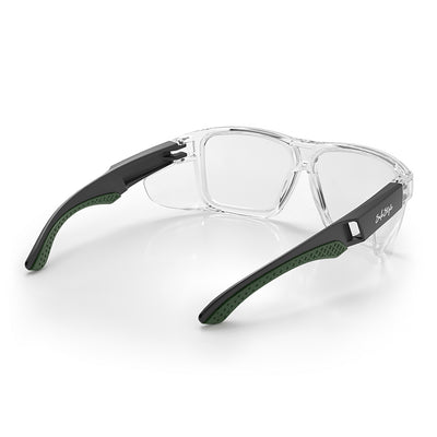 Converts Clear/Green Frame Clear Lens