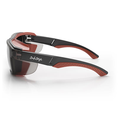 Converts Matte Graphite/Red Frame Grey Polarised Lens