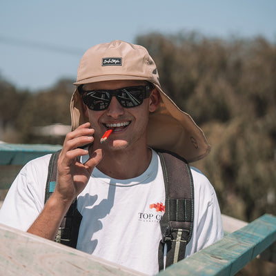 Worksite To Weekend Flap Cap Tan