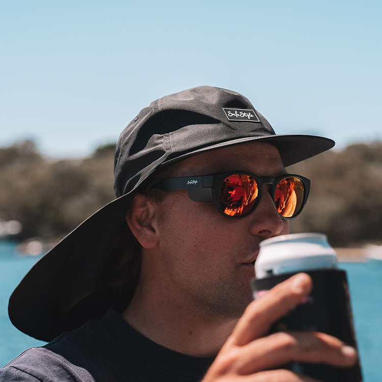 Worksite To Weekend Flap Cap Black