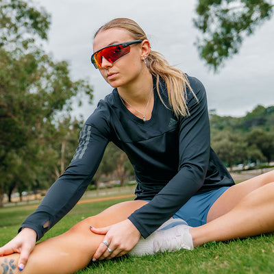 Phantoms Matte Black Frame Reflectors Red Lens