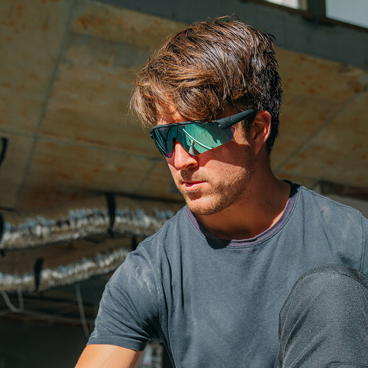 Phantoms Matte Black Frame Reflectors Blue Lens