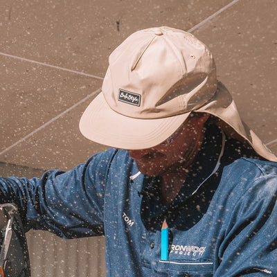 Worksite To Weekend Flap Cap Tan