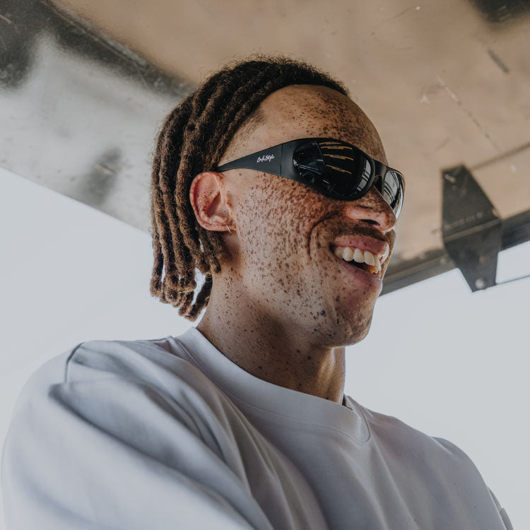 Sonics Matte Black Frame Polarised Lens