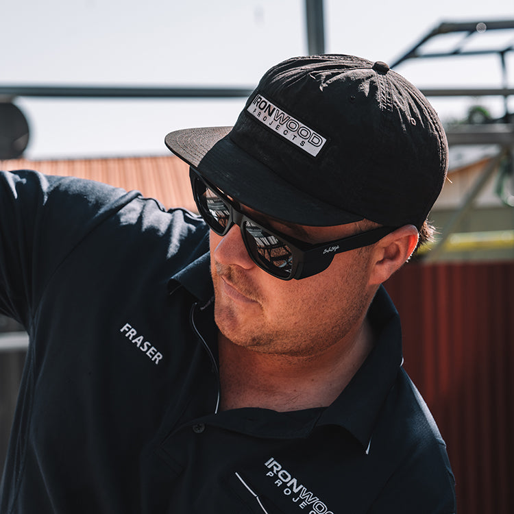 Fusions XL Matte Black Frame Polarised Lens