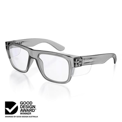 Fusions Graphite Frame Clear Lens