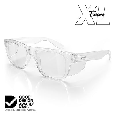 Fusions XL Clear Frame Clear Lens