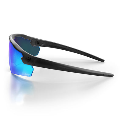 Phantoms Matte Black Frame Reflectors Blue Lens