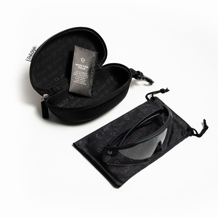 Phantoms Matte Black Frame Clear Lens