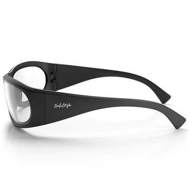 Sonics Matte Black Frame Clear Lens