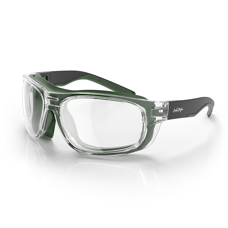 Switches Clear/Green Frame Clear Lens