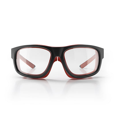 Switches Matte Black/Red Frame Clear Lens