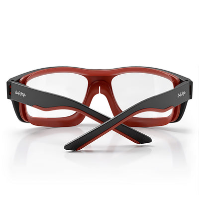 Switches Matte Black/Red Frame Clear Lens