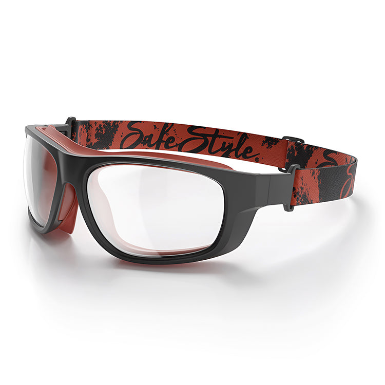 Switches Matte Black/Red Frame Clear Lens