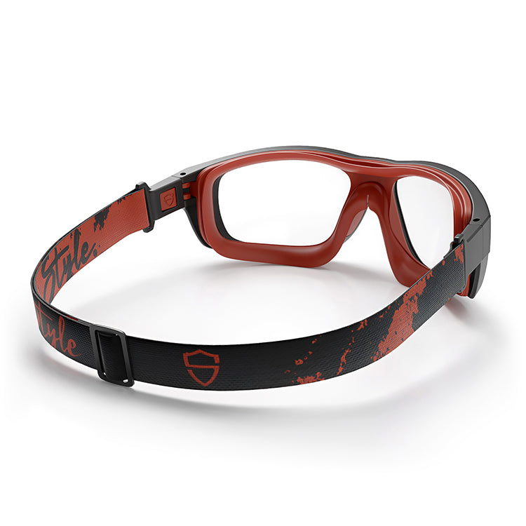 Switches Matte Black/Red Frame Clear Lens