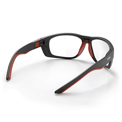 Switches Matte Black/Red Frame Clear Lens