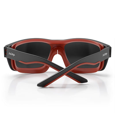 Switches Matte Black/Red Frame Grey Polarised Lens