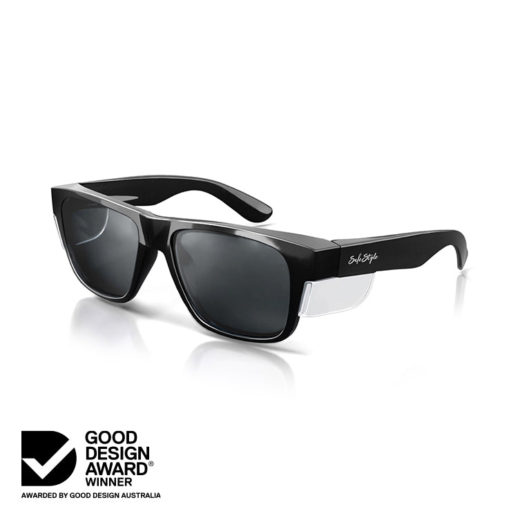 Fusions Kids Black Frame Tinted Lens