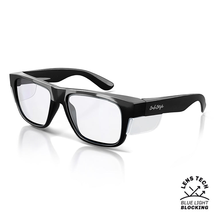 Fusions Black Frame Blue Light Blocking Lens