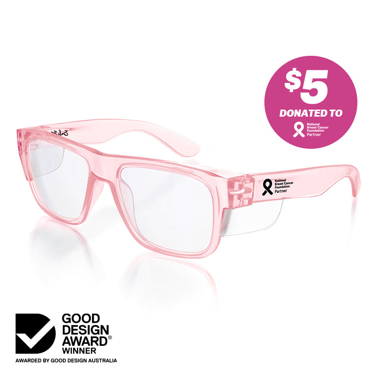 Fusions Pink Frame Clear Lens
