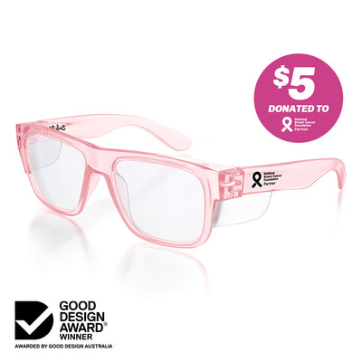 Fusions Pink Frame Clear Lens