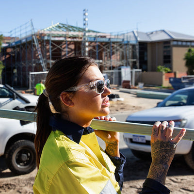 Classics Clear Frame Polarised Lens