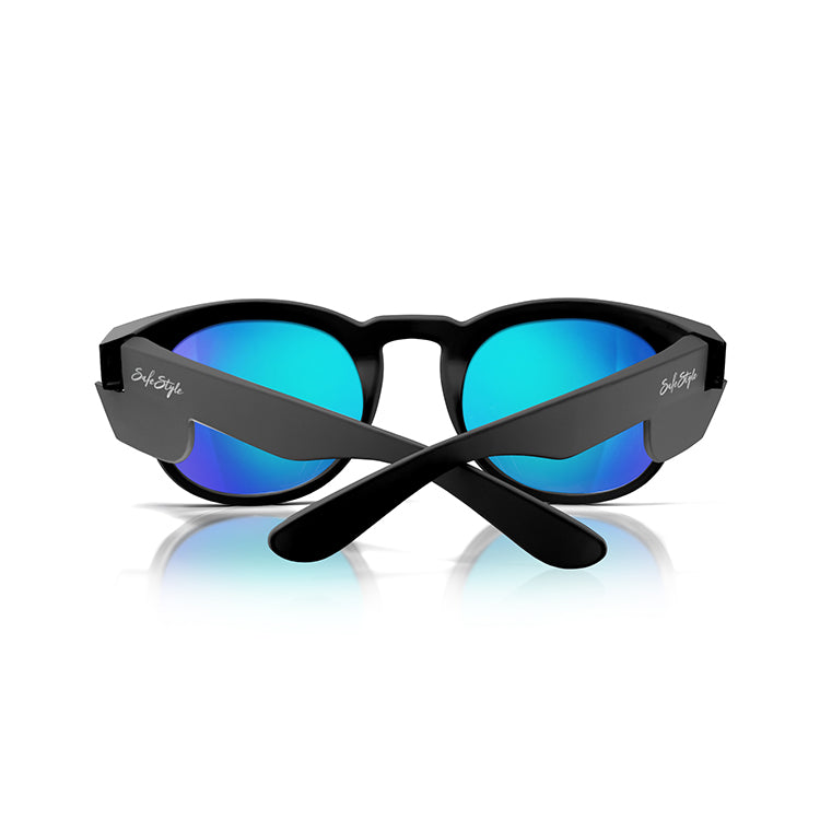 Cruisers Matte Black Frame Mirror Blue Polarised Lens