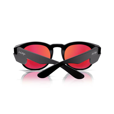 Cruisers Matte Black Frame Mirror Red Polarised Lens
