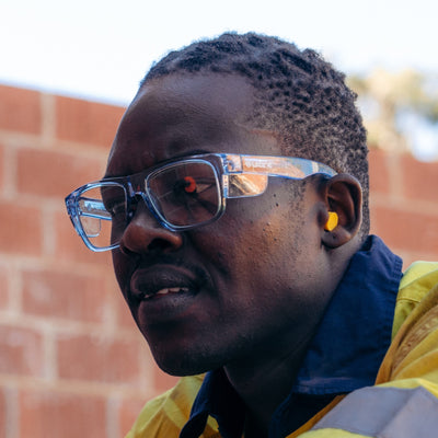 Fusions Blue Frame Clear Lens