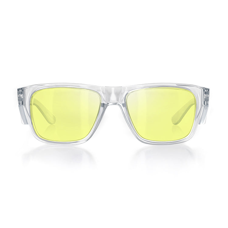 Fusions Clear Frame Yellow Lens