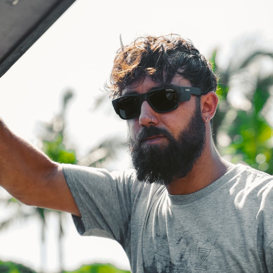 Fusions Matte Black Frame Polarised Lens