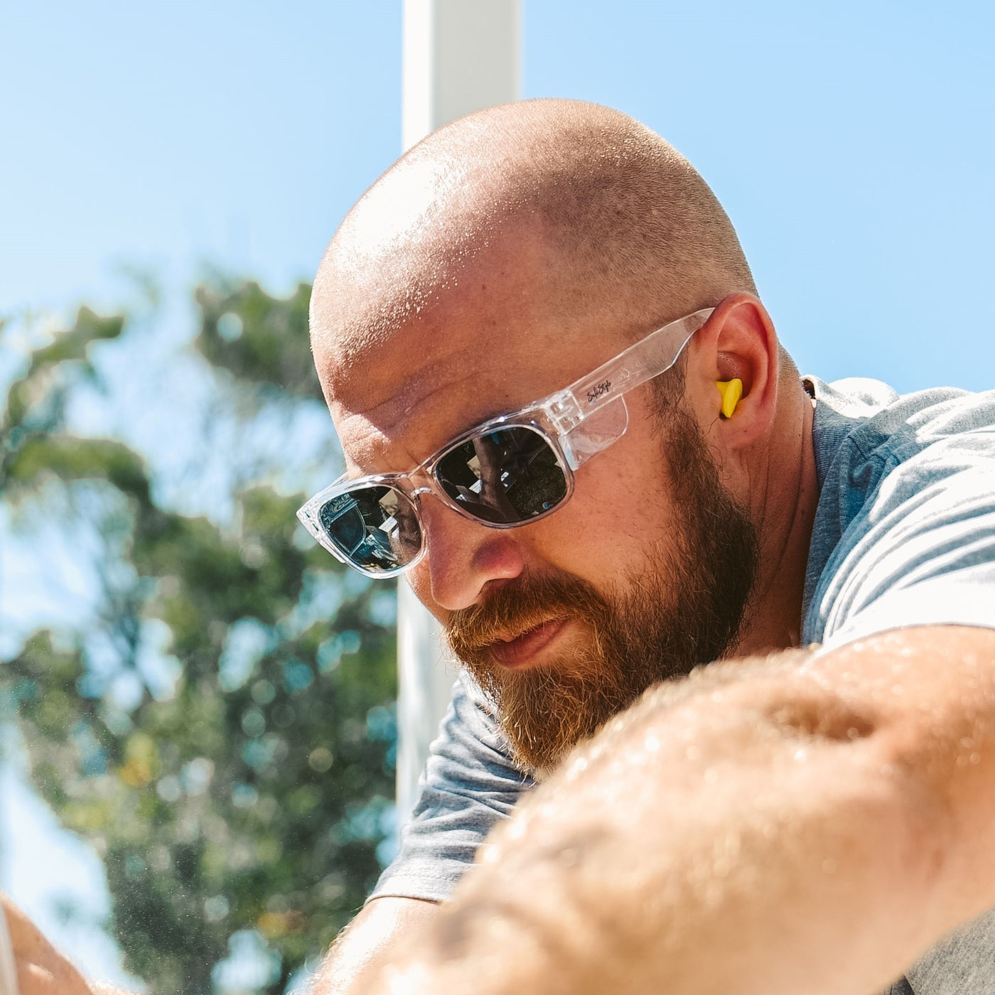 Classics Clear Frame Polarised Lens