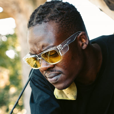 Fusions Clear Frame Yellow Lens