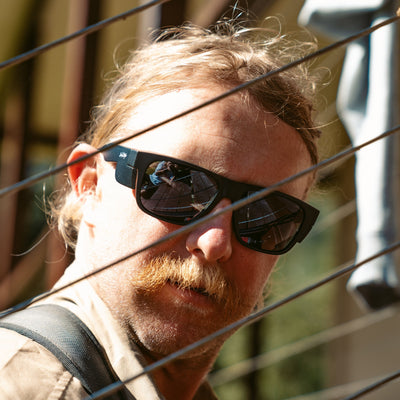 Fusions Matte Black Frame Polarised Lens